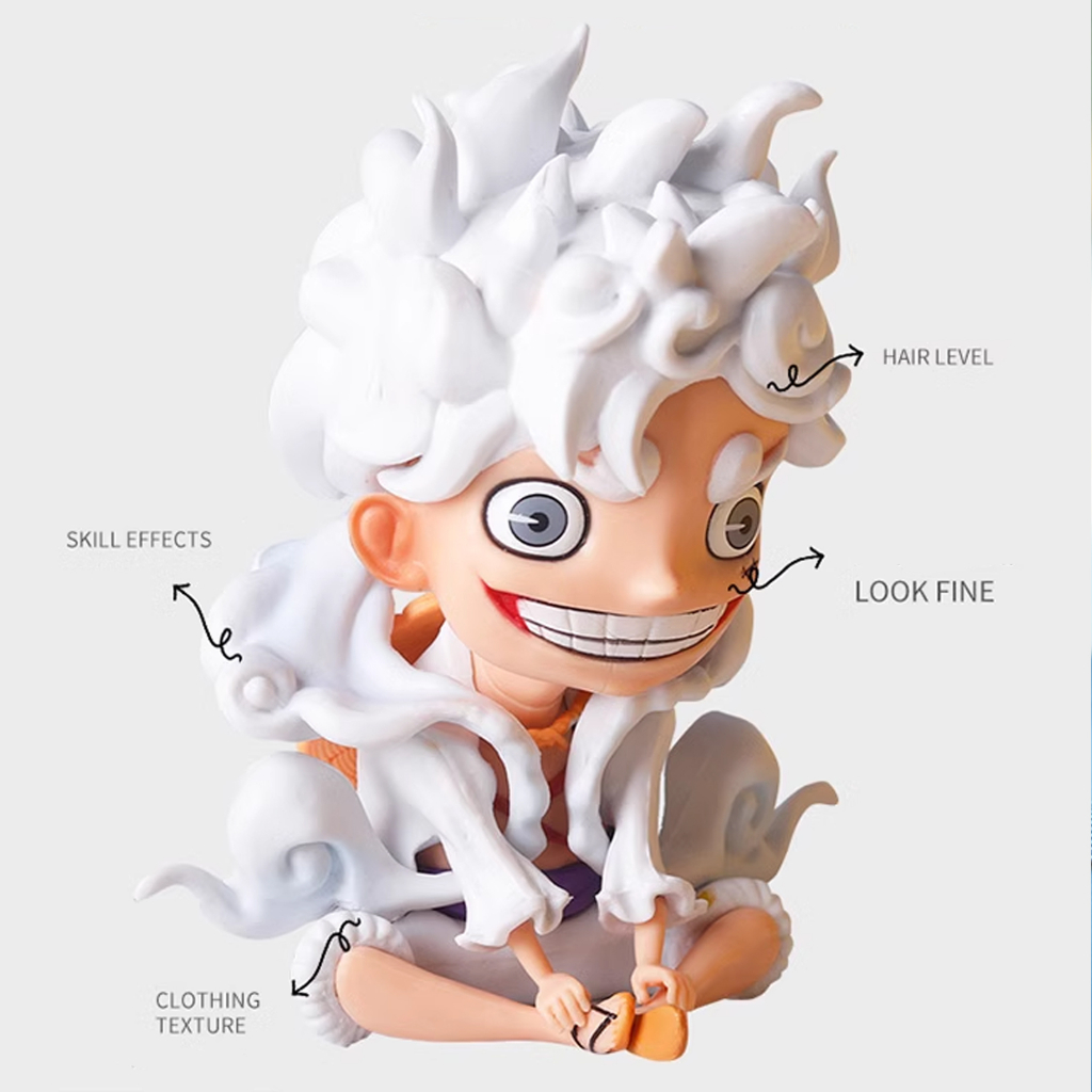 MÔ HÌNH LUFFY GEAR 5 CHIBI NGỒI CỰC ĐÁNG YÊU