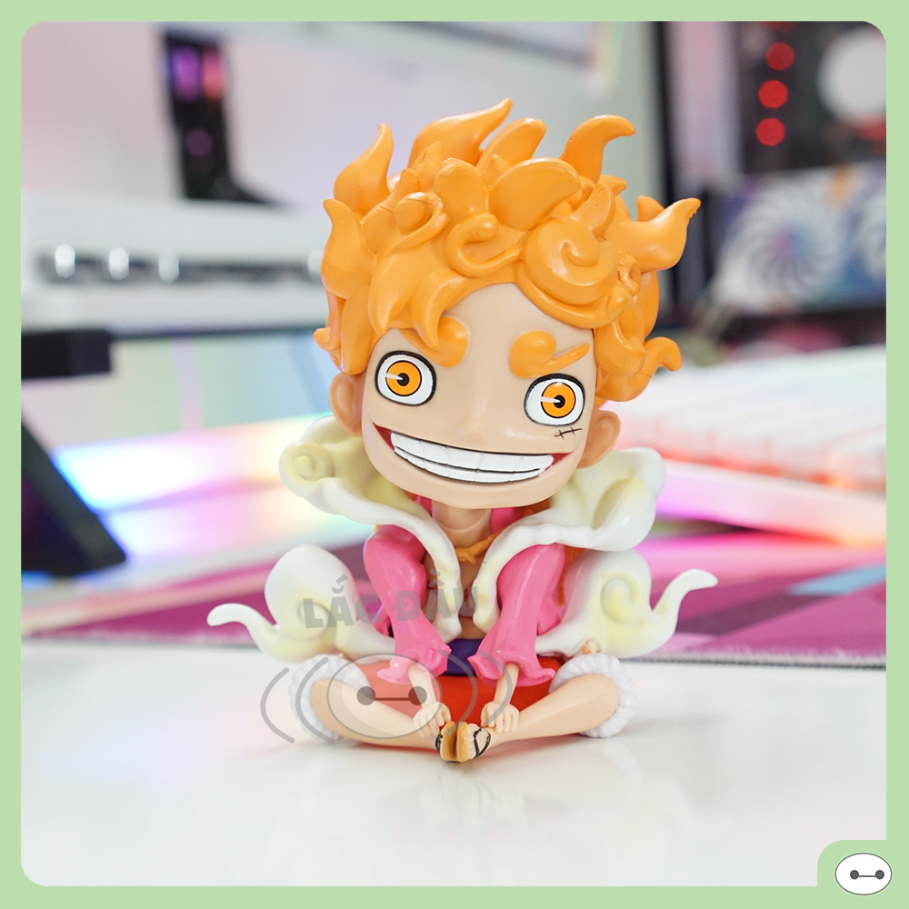 MÔ HÌNH LUFFY GEAR 5 CHIBI NGỒI CỰC ĐÁNG YÊU