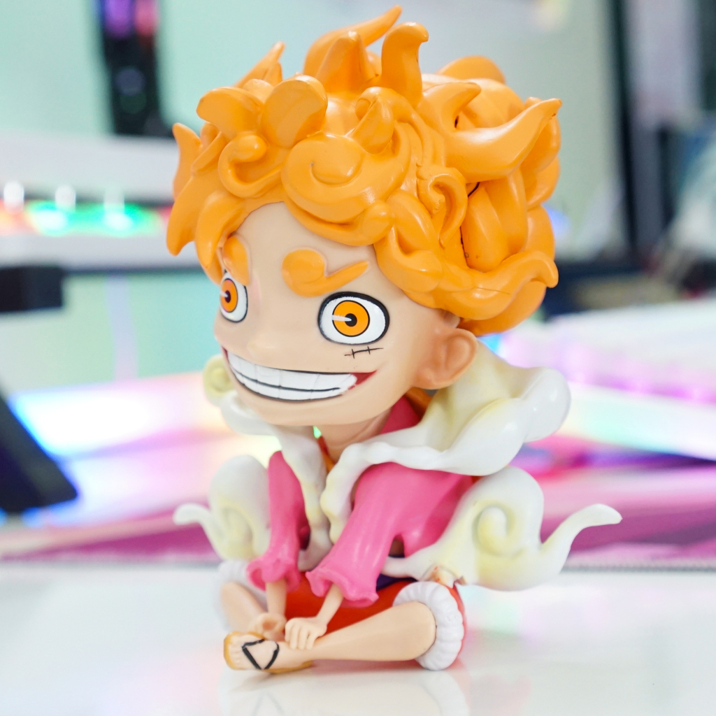 MÔ HÌNH LUFFY GEAR 5 CHIBI NGỒI CỰC ĐÁNG YÊU
