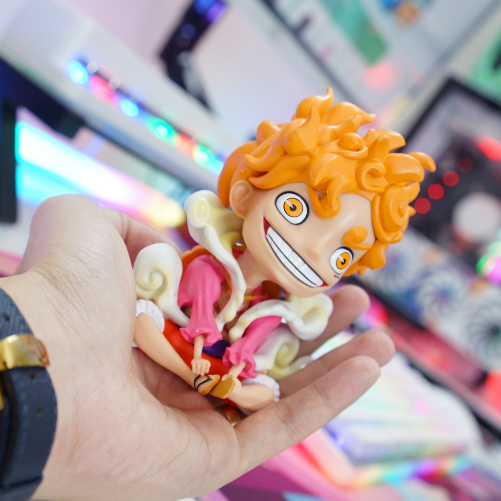 MÔ HÌNH LUFFY GEAR 5 CHIBI NGỒI CỰC ĐÁNG YÊU