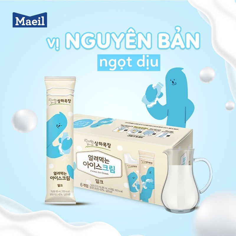 Kem Maeil SanghaFarm Freezer Pop hữu cơ Hàn Quốc cho bé