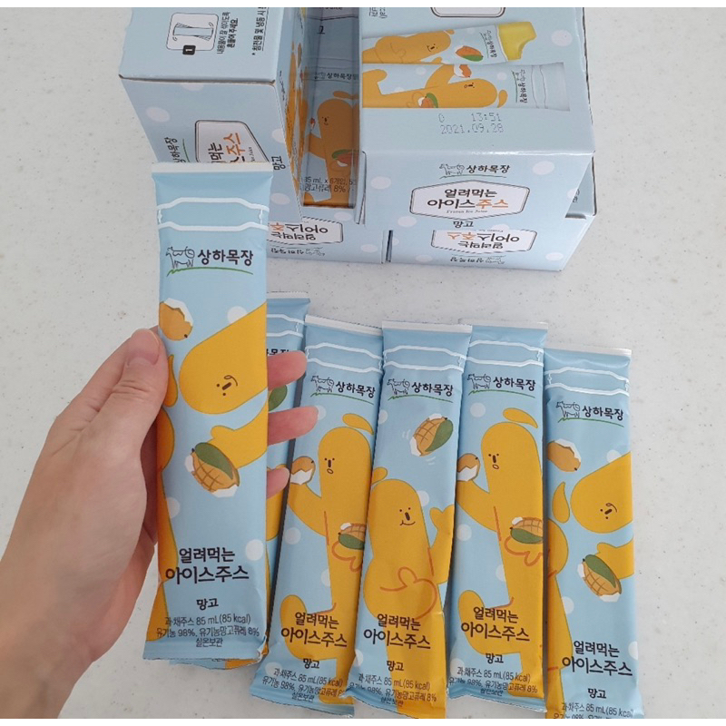 Kem Maeil SanghaFarm Freezer Pop hữu cơ Hàn Quốc cho bé