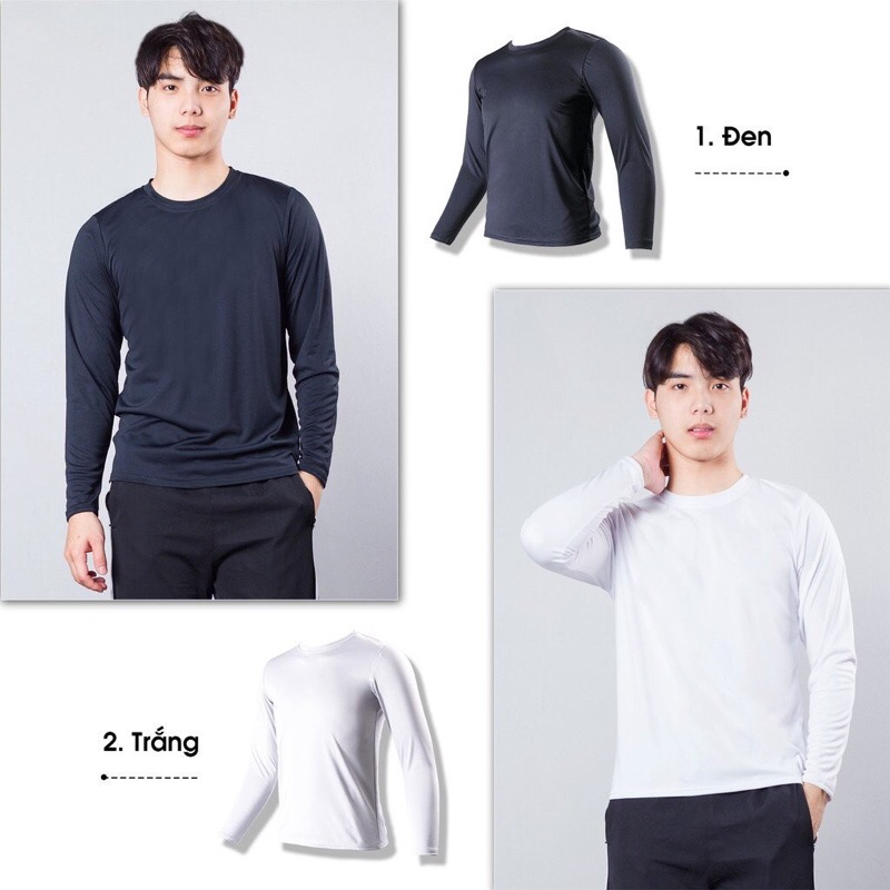 Áo thun nam giữ nhiệt dài tay ⭐️ FREESHIP ⭐️ Áo dài tay giữ nhiệt ôm body co giãn 4 chiều