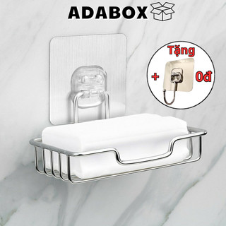 Giá inox 304 để xà phòng khay kệ xà bông để phòng tắm, nhà bếp thoát nước thông minh