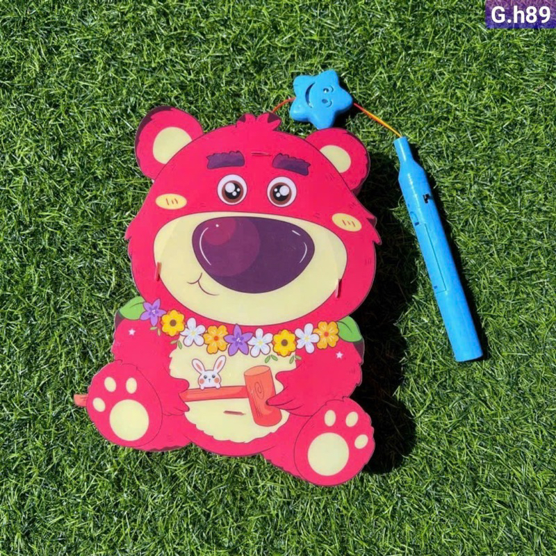 Lồng Đèn Trung Thu Có Nhạc Đèn Led Gấu Dâu LOTSO,Cute Cho B