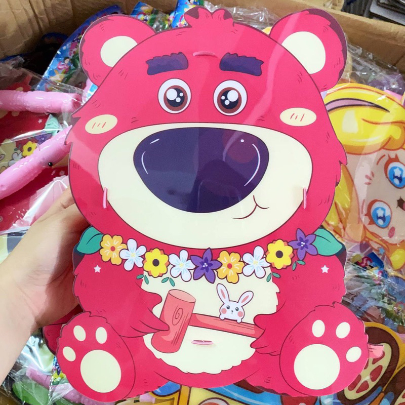 Lồng Đèn Trung Thu Có Nhạc Đèn Led Gấu Dâu LOTSO,Cute Cho B