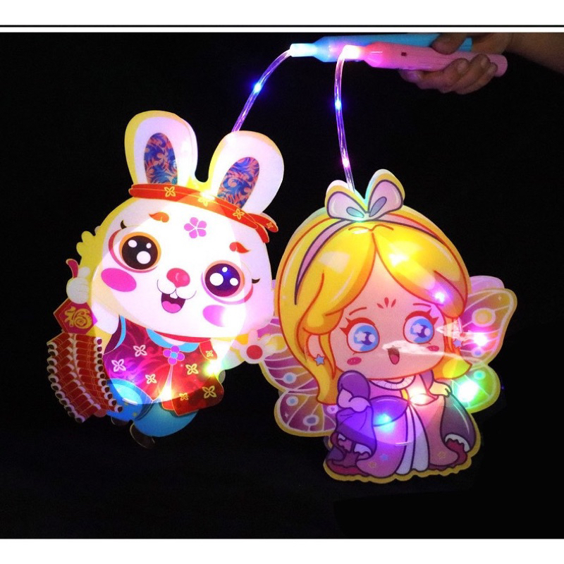 Lồng Đèn Trung Thu Có Nhạc Đèn Led Gấu Dâu LOTSO,Cute Cho B