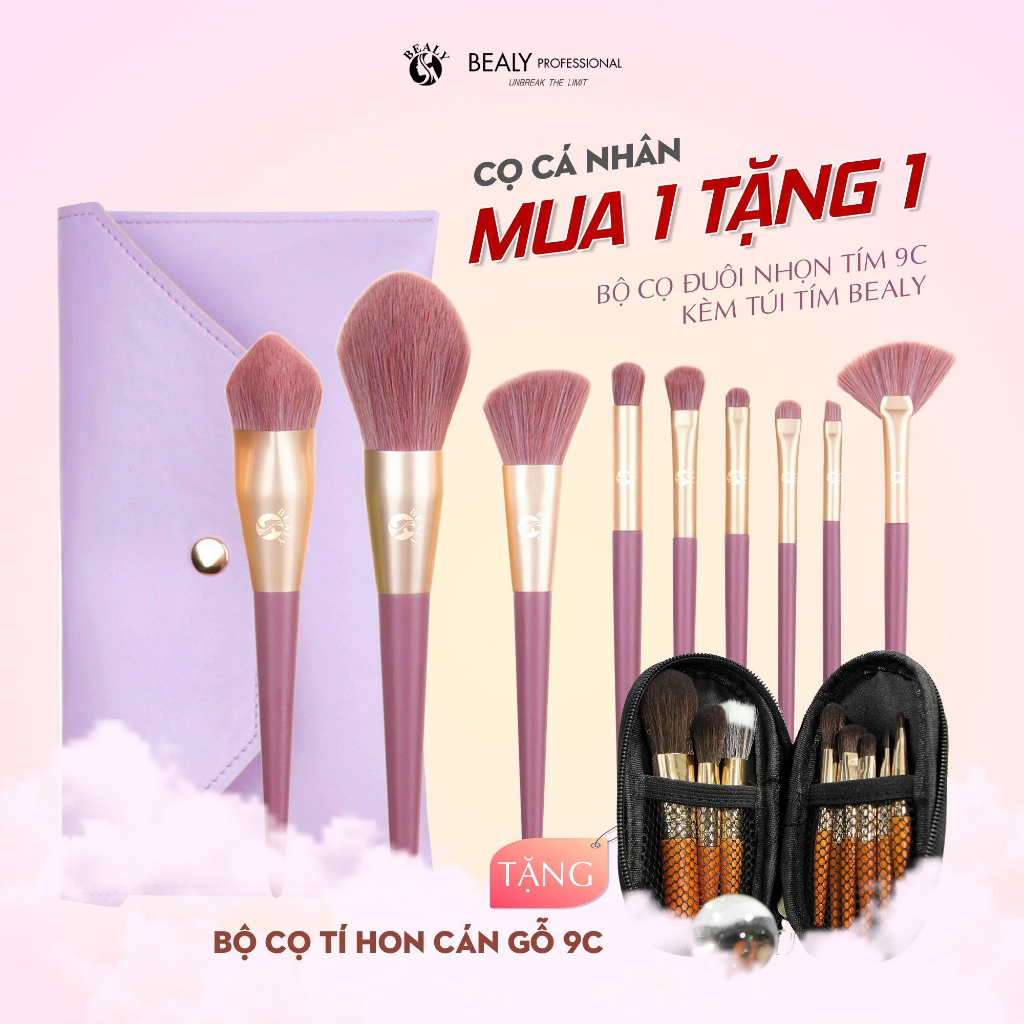 Bộ Cọ Trang Điểm Cá Nhân BEALY 9C
