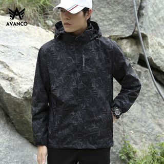 Áo khoác gió dù họa tiết Unisex AVANCO, vải phủ nano bạc chống nước, gió bụi hiệu quả, mẫu mới cao cấp 2023 - AGT231