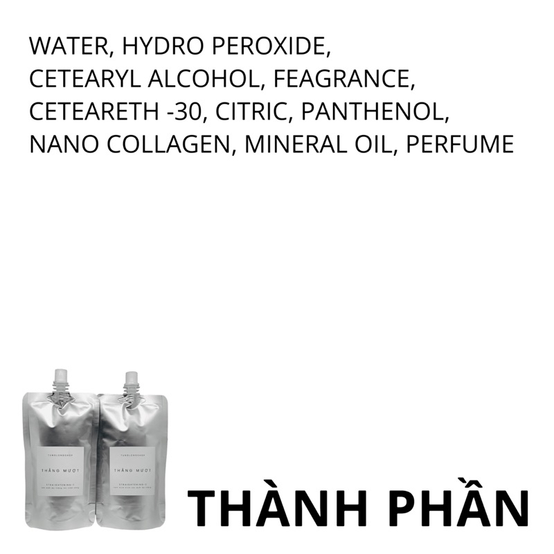 KEM DUỖI THẲNG TÓC XOĂN BÔNG 300mlx2
