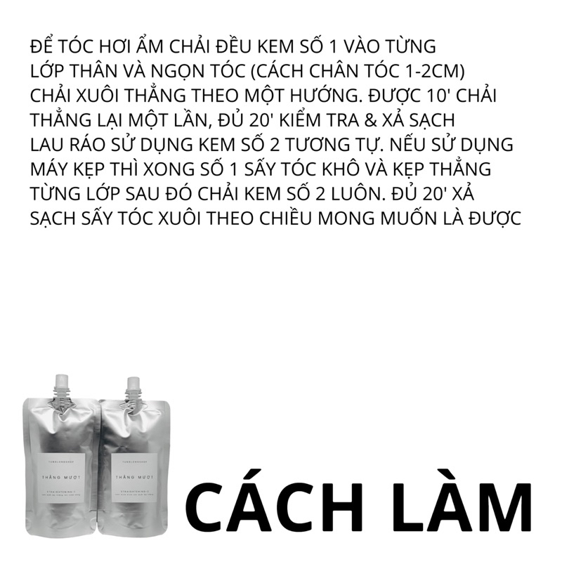 KEM DUỖI THẲNG TÓC XOĂN BÔNG 300mlx2