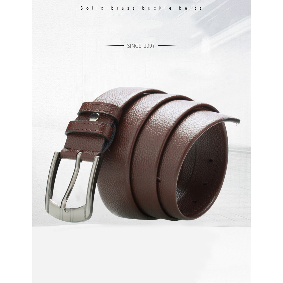 Thắt Lưng Dây Nịt Nam Khóa Kim Đơn Giản Giá Rẻ Hot Thời Trang Hàn Quốc Hạn Chế Trầy Xước Bề Mặt DT135