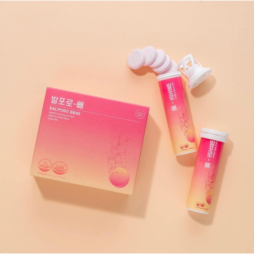 Viên sủi giảm cân chuyển hóa mỡ thừa Balporo BBae chính hãng Hàn Quốc BBae Lab