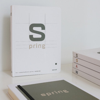 Sổ Tay Grid SPRING 5Mi Noté - Ruột Kẻ Ô Vuông 160 Trang Định Lượng 100gsm - SSAW Collection