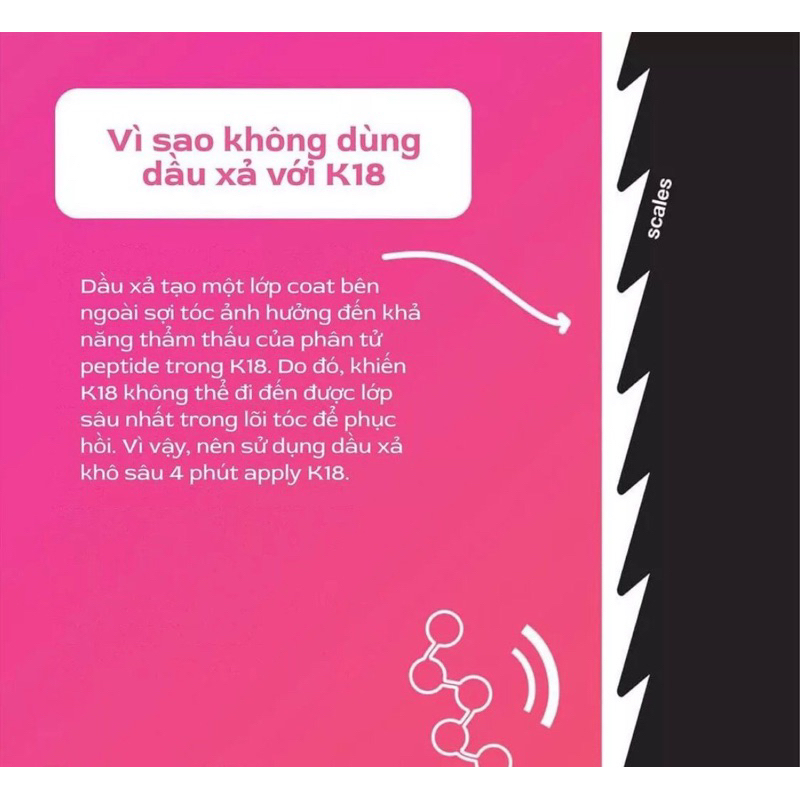 Mặt nạ phục hồi tóc hư tổn K18 LEAVE-IN REPAIR HAIR MASK