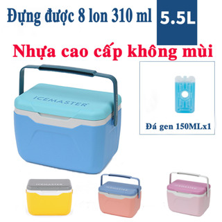 Thùng Đá, Thùng Giữ Nhiệt Cao Cấp Dòng ICEMASTER 5.5L/20L, Hộp Đựng Đá Bảo Quản Thực Phẩm Đi Cắm Trại