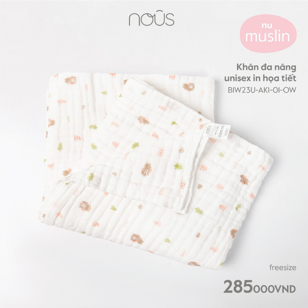 Khăn tắm Nous xô Muslin 6 lớp