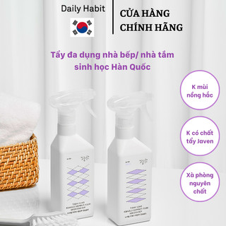 Xịt tẩy rửa đa năng sinh học không chứa javen Daily Habit Hàn Quốc (Nhà bếp/ Nhà Tắm) 400ml