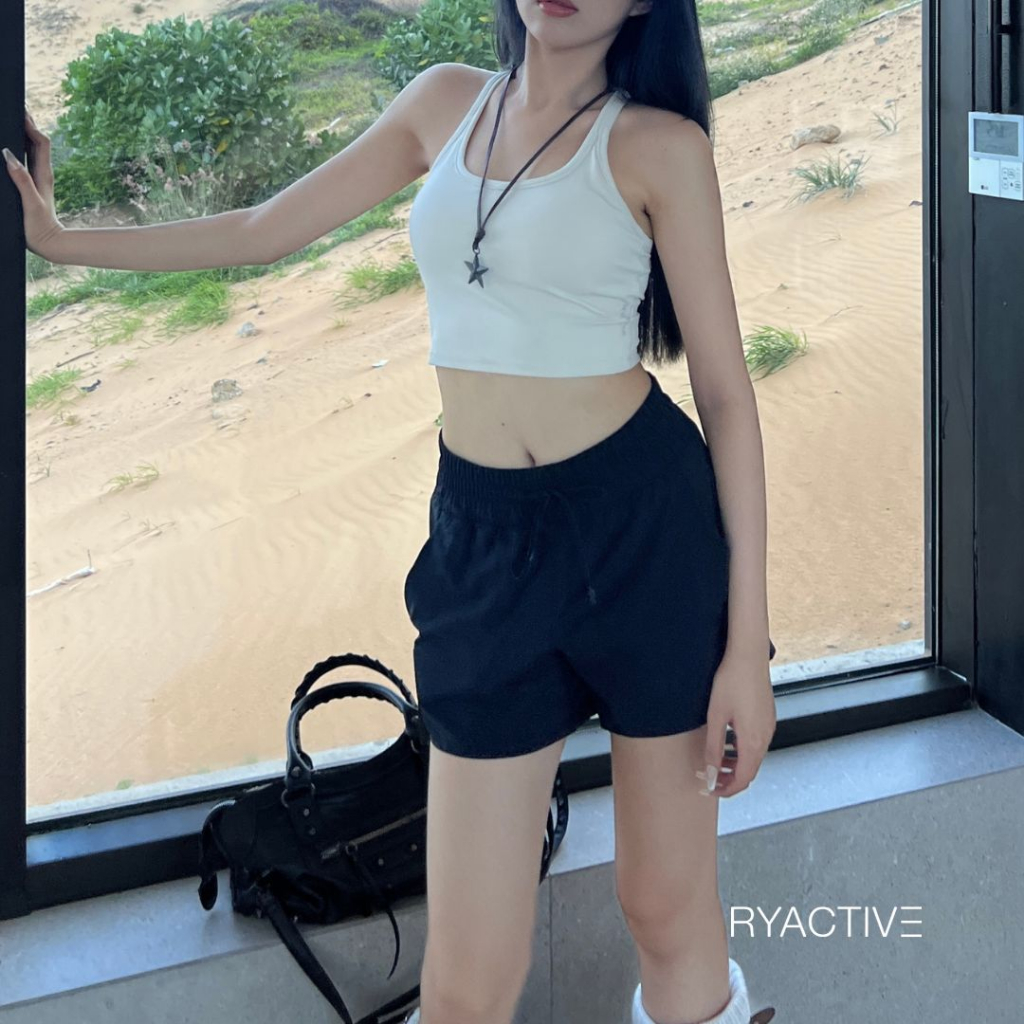 Quần short thể thao ngắn RYACTIVE - BALL SHORT Màu đen
