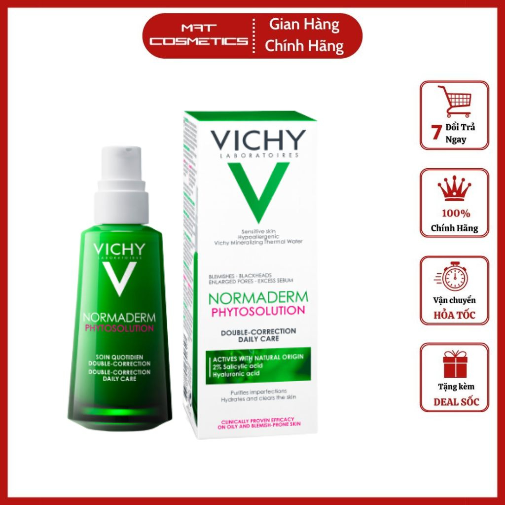 Kem Dưỡng Dạng Gel Vichy Normaderm Phytosolution 50ml