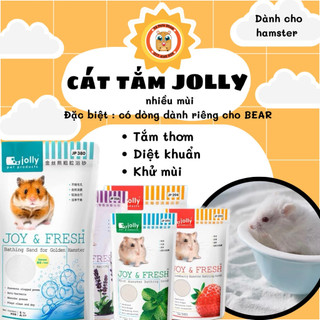 cát tắm diệt khuẩn Jolly 500gr -1kg dành cho hamster