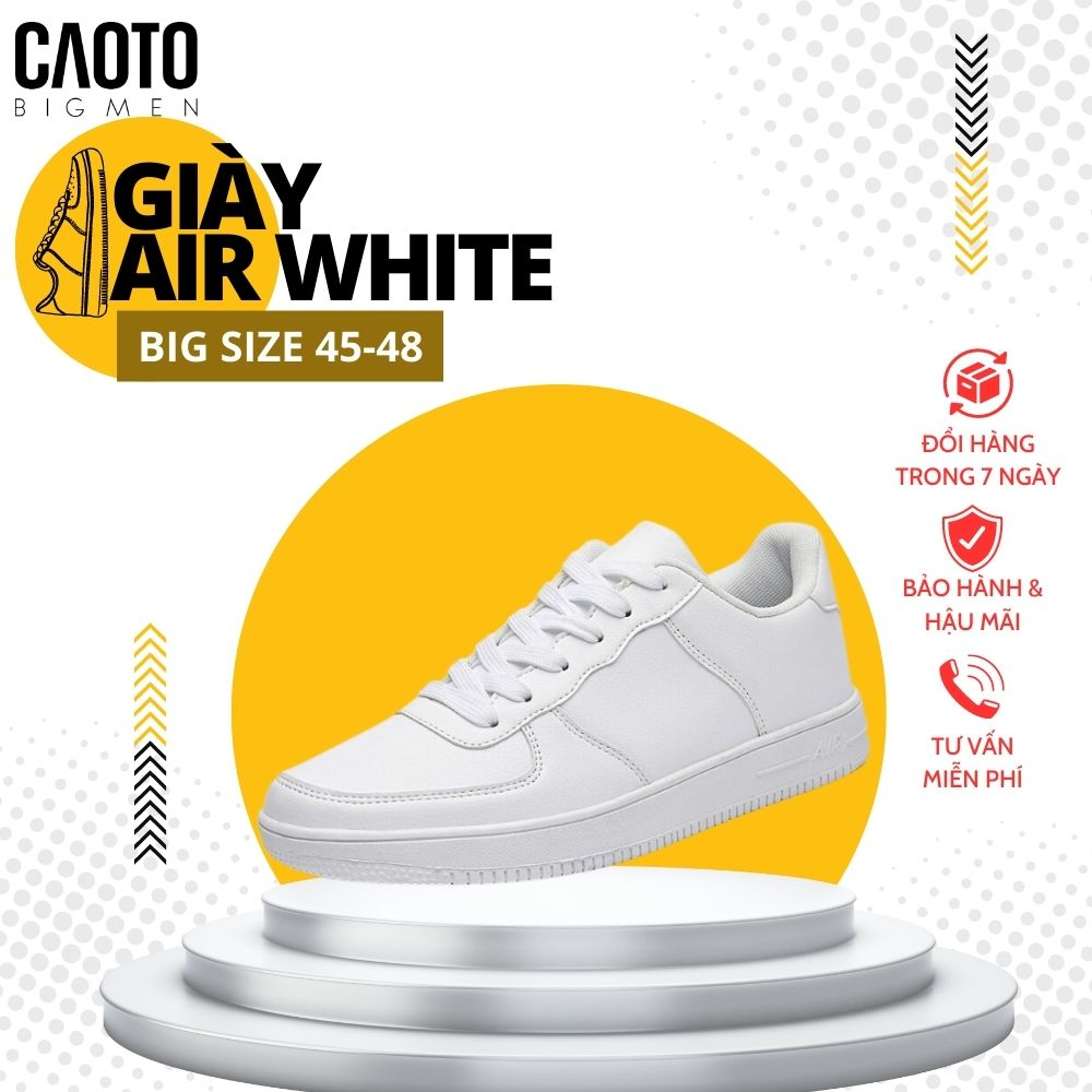 Giày Bata Nam Size Lớn Air While Form To - Giày Bata Nam Size Lớn 45 46 47 48