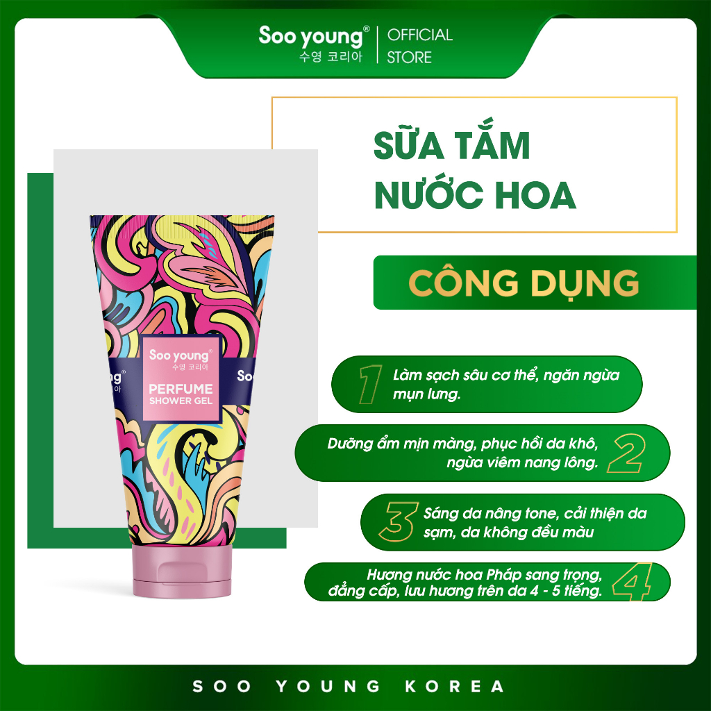 Sữa tắm nước hoa SooYoung 150ml