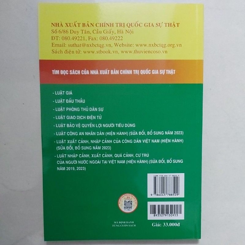 Sách - Luật hợp tác xã (Hiện hành) (NXB Chính trị quốc gia Sự thật)