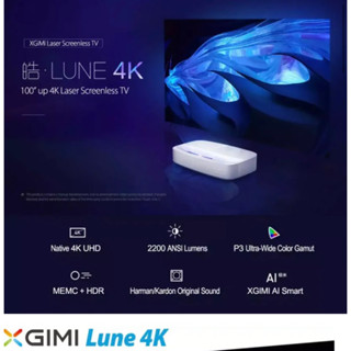 Máy chiếu siêu gần UST Xgimi Lune 4K Likenew 99%