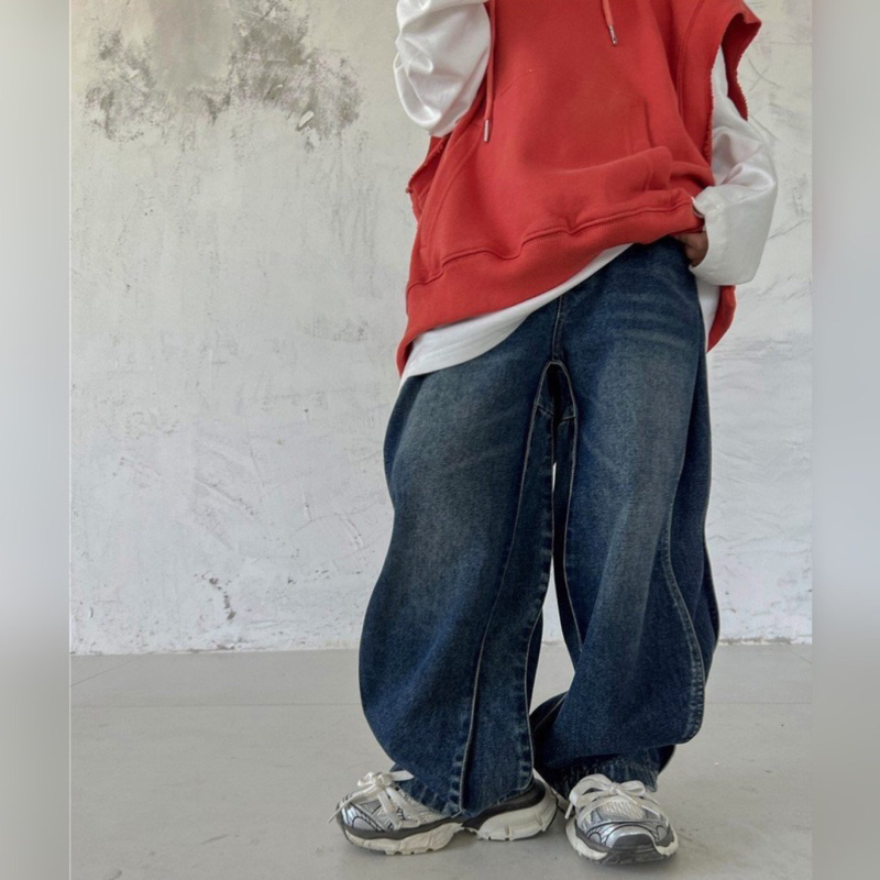 Quần jean bé trai cá tính Q234 size 100-160, quần dài trẻ em thu đông cao cấp