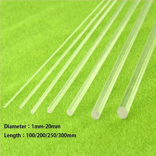 5 Que mica dày 2mm dài 50cm, và 5 Que mica dày 3mm dài 50cm, theo yêu cầu