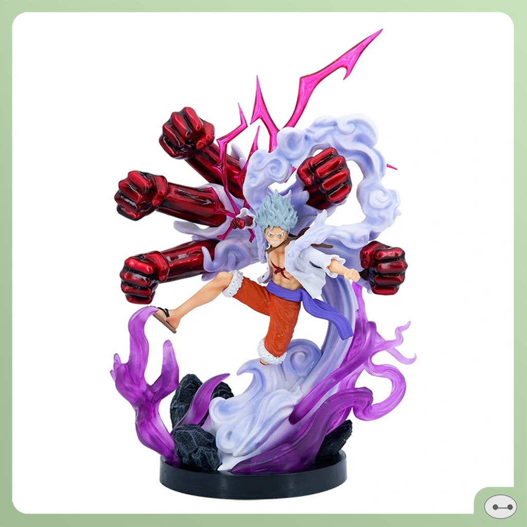 MÔ HÌNH LUFFY GEAR 5 RED PUNCH BATTLE FORM 33CM