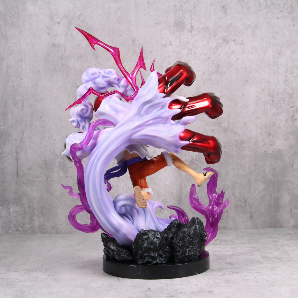 MÔ HÌNH LUFFY GEAR 5 RED PUNCH BATTLE FORM 33CM