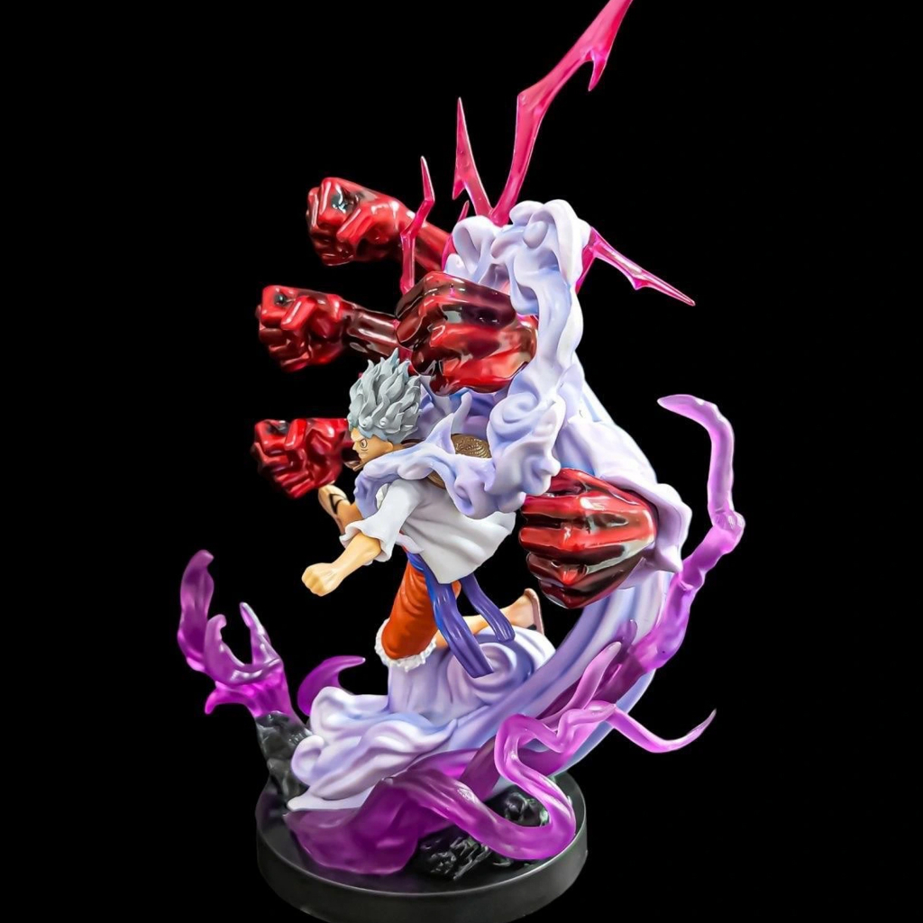 MÔ HÌNH LUFFY GEAR 5 RED PUNCH BATTLE FORM 33CM