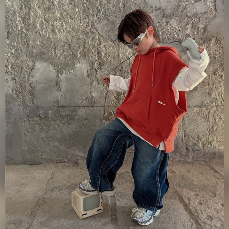 Quần jean bé trai cá tính Q234 size 100-160, quần dài trẻ em thu đông cao cấp