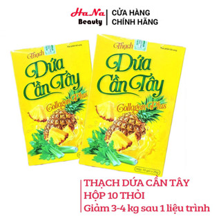 Thạch Dứa Cần Tây collagen Giảm Cân nhanh hiệu quả cấp tốc an toàn không phải thuốc