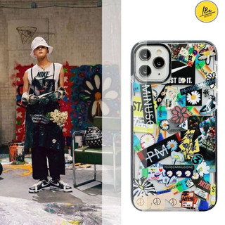Ốp Lưng Điện Thoại iPhone Hình Hoa Cúc GD peaceminusone Paranoise Viền Dẻo Chống Sốc Chống Trầy Xước