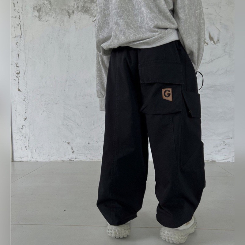 Quần thô bé trai túi to Q235 size 100-160, quần dài trẻ em thu đông cao cấp