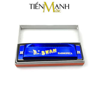 [Chính Hãng] Kèn Harmonica Swan 10 Lỗ Diatonic SW1020 Tone C (Xanh)