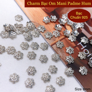 Giá Sỉ - Charm bạc ốp om mani padme hum