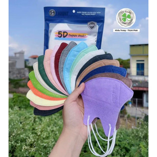 Thùng 400 cái khẩu trang 5d thịnh phát chính hãng, hàng cao cấp vải không dệt 3 lớp lọc bụi