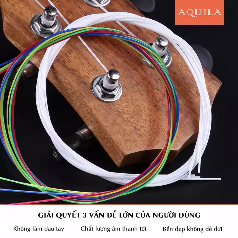 Bộ Dây Đàn Ukulele Cao Cấp Chính Hãng RiZO - Dây Ukulele Size 21 - 23 - 26