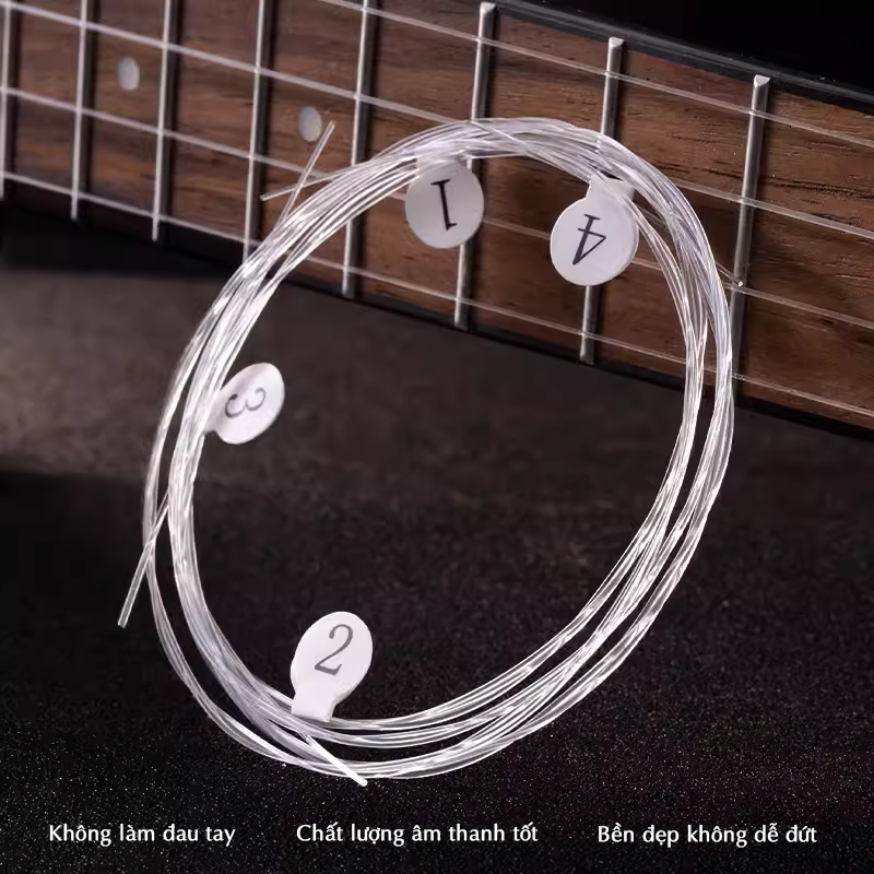 Bộ Dây Đàn Ukulele Cao Cấp Chính Hãng RiZO - Dây Ukulele Size 21 - 23 - 26