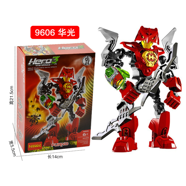 Đồ chơi lắp ráp mô hình siêu nhân Hero 3.0