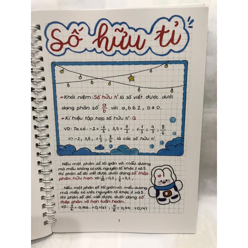 Sổ tay lò xo Takenote Toán 7 khổ A5