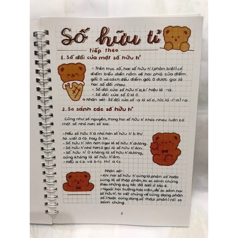 Sổ tay lò xo Takenote Toán 7 khổ A5