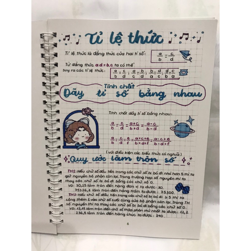 Sổ tay lò xo Takenote Toán 7 khổ A5