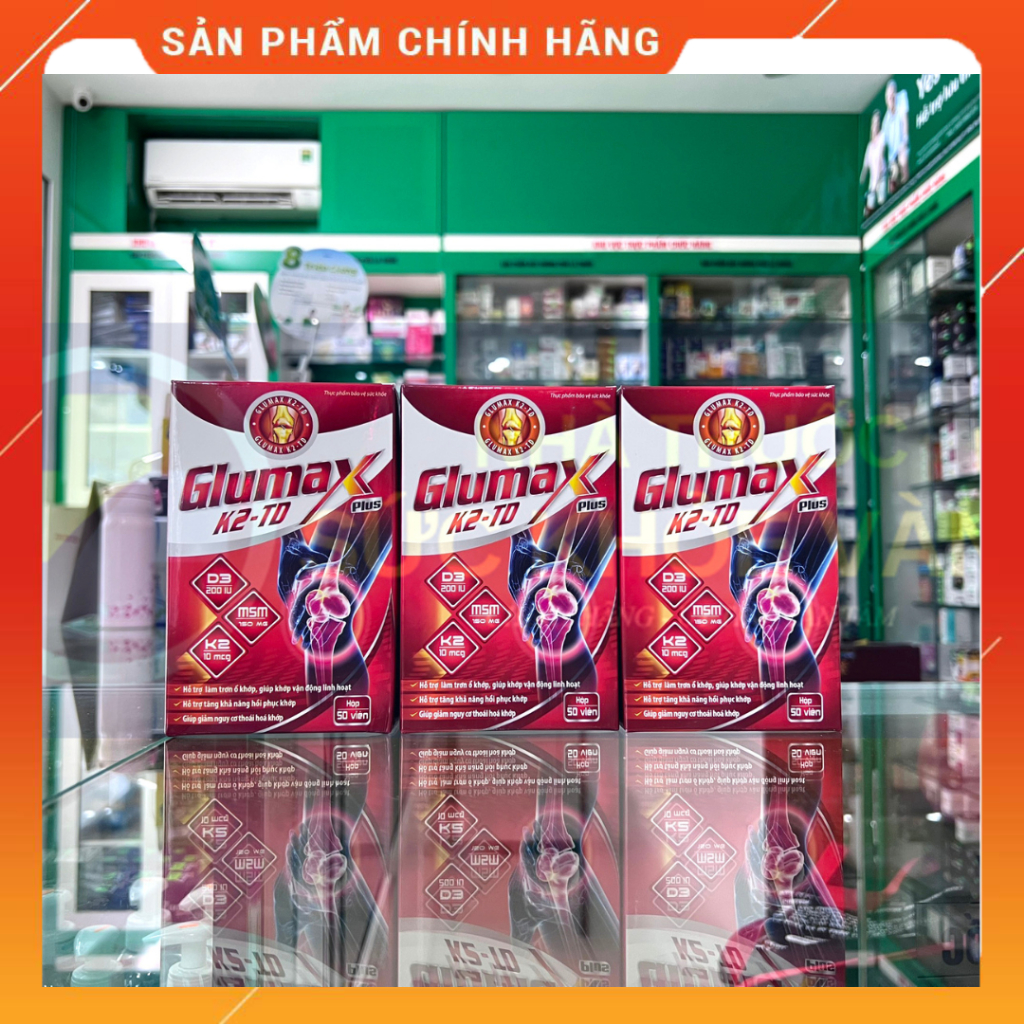 ✅ Glumax K2-TD Plus - Viên Uống Xương Khớp, Giúp Hỗ Trợ Phục Hồi Chức Năng Sụn Khớp