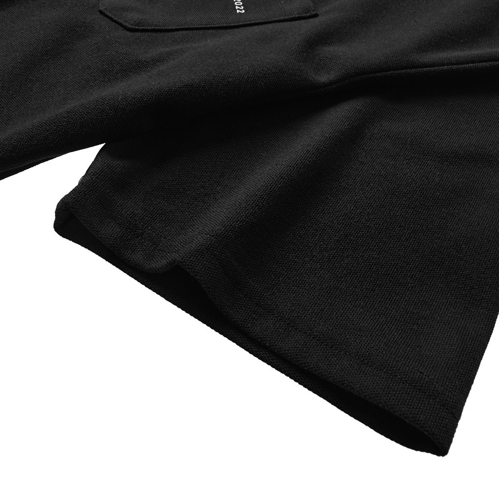 Áo Polo Cao Cấp Unisex Đen ,Polo Local Brand Nam Nữ