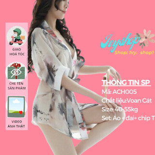 Áo Choàng Ngủ Sexy Họa Tiết Sang Chảnh, Áo Choàng Voan Đi Biển - ACH005 thanh lý #99